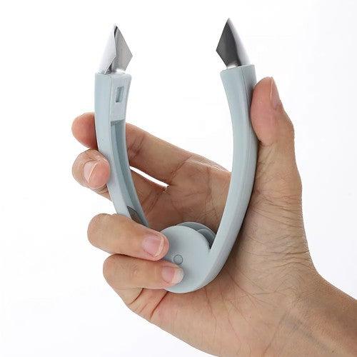 Portable Stainless Steel Strawberry Huller, Fruit Stem Remover, Kitchen Gadget Tool (Blue) - Toytexx Portable Stainless Steel Strawberry Huller, Fruit Stem Remover, Kitchen Gadget Tool (Blue) - Toytexx